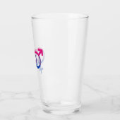 Biseksualiteit Gender Symbool Glas (Links)