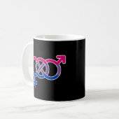 Biseksualiteit Gender Symbool Koffiemok (Voorkant links)