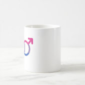 Biseksualiteit Gender Symbool Koffiemok (Center)