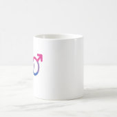 Biseksualiteit Gender Symbool Koffiemok (Center)