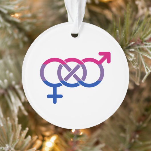 Biseksualiteit Gender Symbool Ornament (Boom)