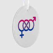Biseksualiteit Gender Symbool Ornament (voorkant)