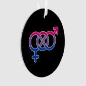 Biseksualiteit Gender Symbool Ornament (voorkant)