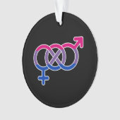 Biseksualiteit Gender Symbool Ornament (voorkant)