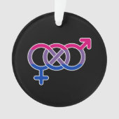Biseksualiteit Gender Symbool Ornament (voorkant)