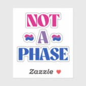 Biseksualiteit is geen fase sticker (Vel)