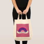 Biseksualiteit regenboog trots tote bag (Voorkant (product))
