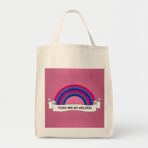 Biseksualiteit regenboog trots tote bag