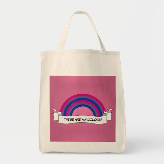 Biseksualiteit regenboog trots tote bag (Voorkant)