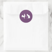Biseksualiteit Ronde Sticker (Tas)