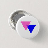 Biseksualiteit symbool knop ronde button 3,2 cm (Voorkant /achterkant)