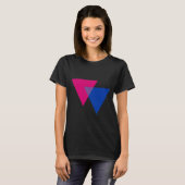 Biseksualiteit Symbool T-shirt (Voorkant volledig)