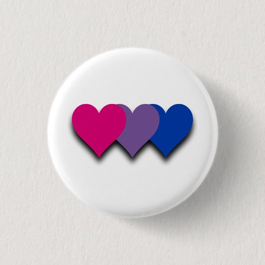 Biseksualiteit vlag knop ronde button 3,2 cm (Voorkant)