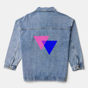 Biseksualiteitssymbool Denim Jacket
