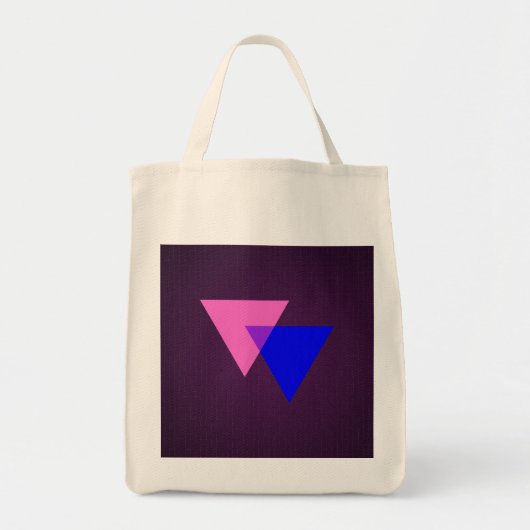 Biseksualiteitssymbool Tote Bag (Voorkant)