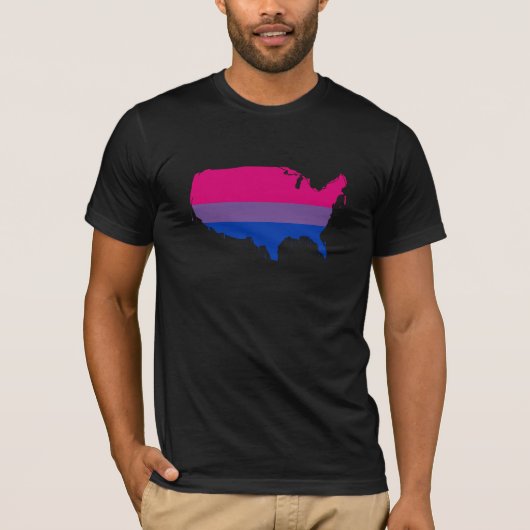 Biseksueel Amerika T-shirt (Voorkant)