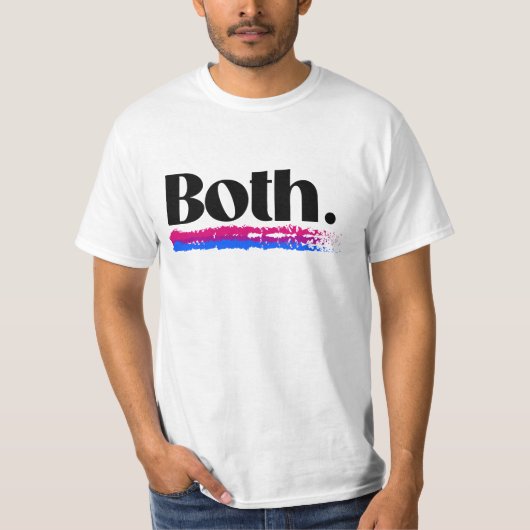 Biseksueel Beide T-shirt (Voorkant)