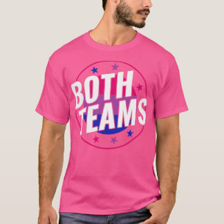 Biseksueel Grappig Bi Beide Teams LGBT T-shirt