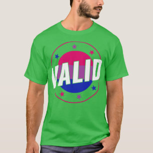 Biseksueel Grappig Geldig Bi Pride Biseksualiteit T-shirt