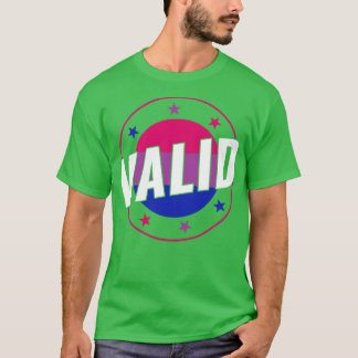 Biseksueel Grappig Geldig Bi Pride Biseksualiteit T-shirt