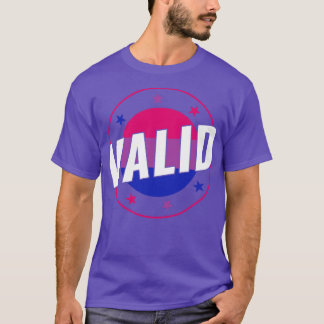Biseksueel Grappig Geldig Bi Pride Biseksualiteit T-shirt