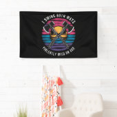Biseksueel ik swing beide kanten bijl grappige Bi Spandoek (Insitu)