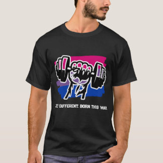 Biseksueel Pride Gym Shirt — Fist Dumbbell 2026 T-