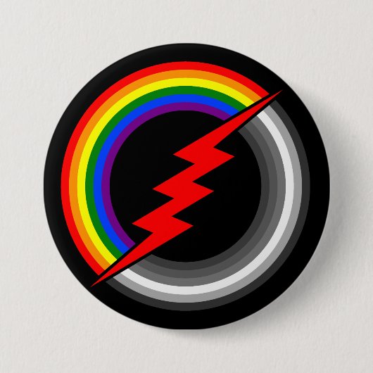 biseksueel ronde button 7,6 cm (Voorkant)