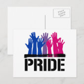 Biseksueel Samen Pride Briefkaart (Voorkant / Achterkant)