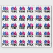 Biseksueel Samen Pride Cadeaupapier (Vlak)
