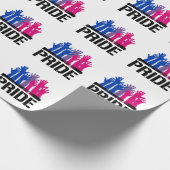 Biseksueel Samen Pride Cadeaupapier (Hoek)