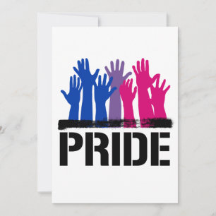 Biseksueel Samen Pride Feestdagenkaart