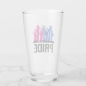 Biseksueel Samen Pride Glas (Achterkant)