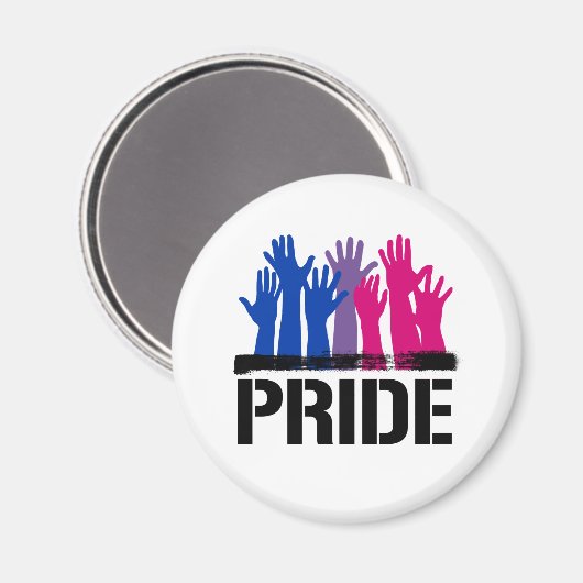 Biseksueel Samen Pride Magneet (Voorkant / Achterkant)