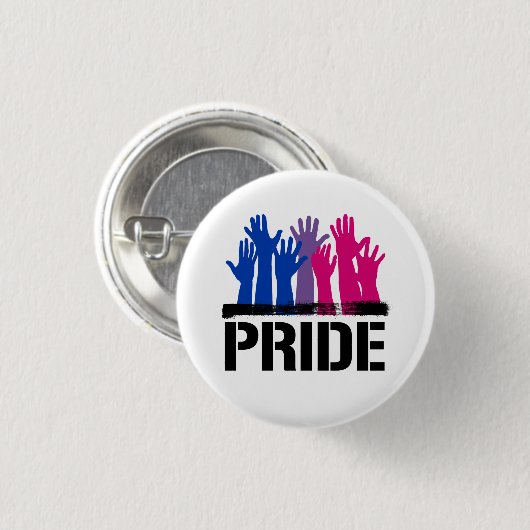 Biseksueel Samen Pride Ronde Button 3,2 Cm (Voorkant /achterkant)
