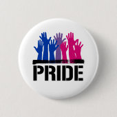 Biseksueel Samen Pride Ronde Button 5,7 Cm (Voorkant)