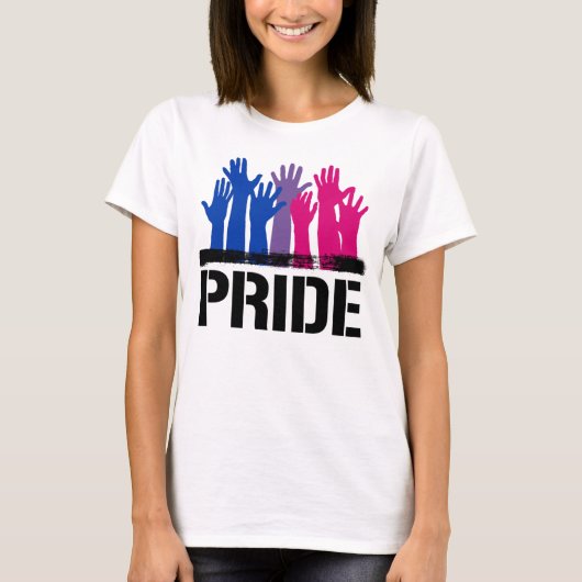 Biseksueel Samen Pride T-shirt (Voorkant)