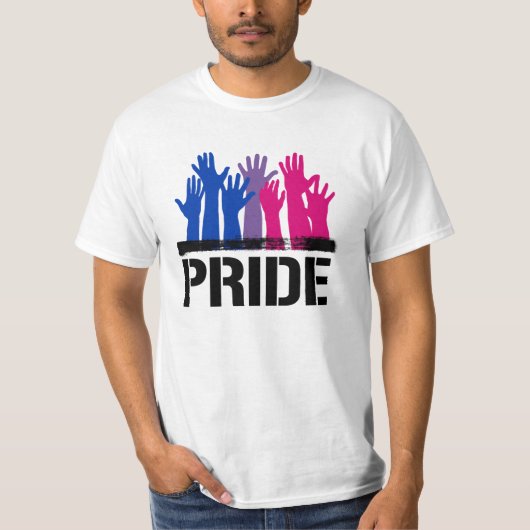 Biseksueel Samen Pride T-shirt (Voorkant)