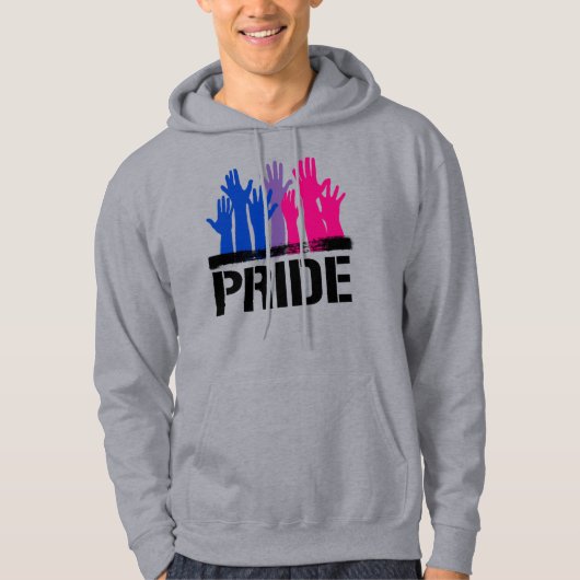 Biseksueel Samen trots Hoodie (Voorkant)