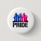 Biseksueel Samen trots Ronde Button 3,2 Cm (Voorkant)