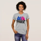 Biseksueel Samen trots T-shirt (Voorkant volledig)