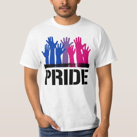Biseksueel Samen trots T-shirt (Voorkant)