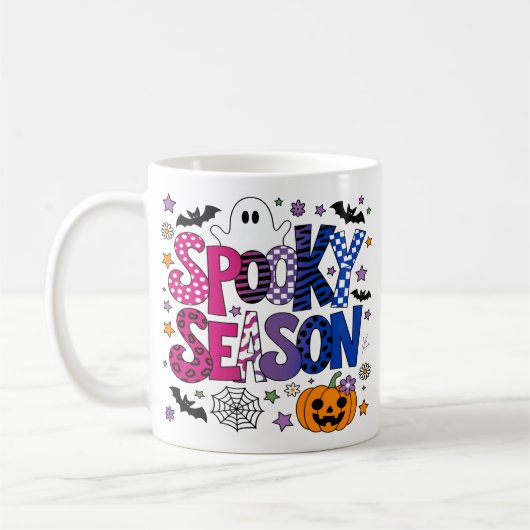 Biseksueel Spooky Seizoen Halloween Koffiemok (Links)