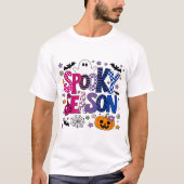 Biseksueel Spooky Seizoen Halloween T-shirt (Voorkant)