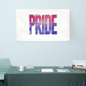 Biseksueel trots woord spandoek (Beurs)