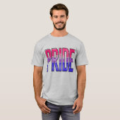 Biseksueel trots woord t-shirt (Voorkant volledig)