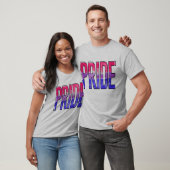 Biseksueel trots woord t-shirt (Unisex)