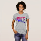 Biseksueel trots woord t-shirt (Voorkant volledig)
