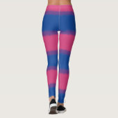 Biseksueel Vlag Bredestreep Leggings (Achterkant)