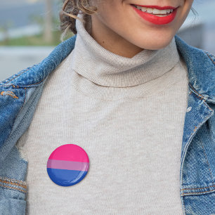 Biseksueel vlagsymbool voor genderdiversiteit Prid Ronde Button 5,7 Cm